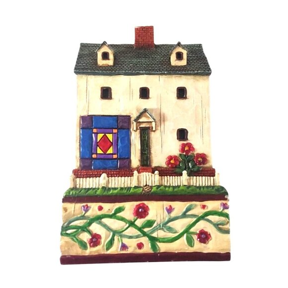 Jim Shore Heartwood Creek 2004 Amish Square Salt Box House Figurine #0000304 - Picture 7 of 10